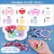 TINKRSTUFF Assorted 400PCS 8 Colors Mixed Acrylic Beads for Bracelet Making, Flower Bow Butterfly GummyBear Aesthetic Bracelet Charms,Cute Beads for Jewelry Making DIY Necklace Keychain Phone Charm